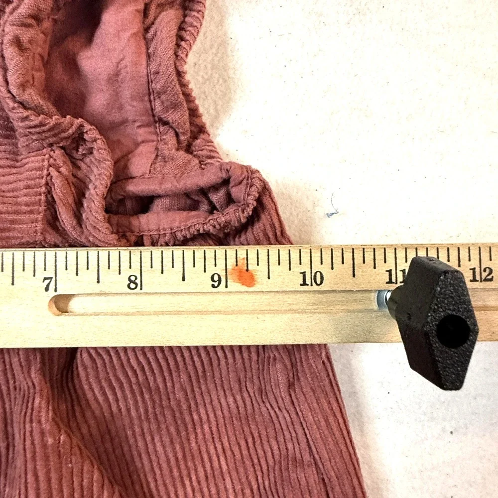 Gap Baby Dark Academia Corduroy Romper Girls 6-12 Months Bubble Preppy Fall